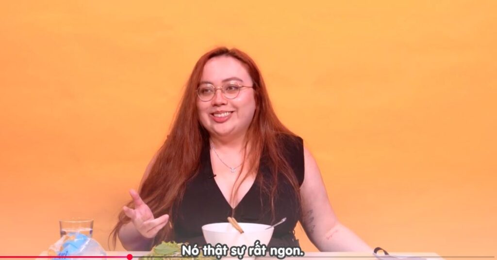 Lukasz nhận xét về những lợi ích sức khỏe mà bún sứa mang lại